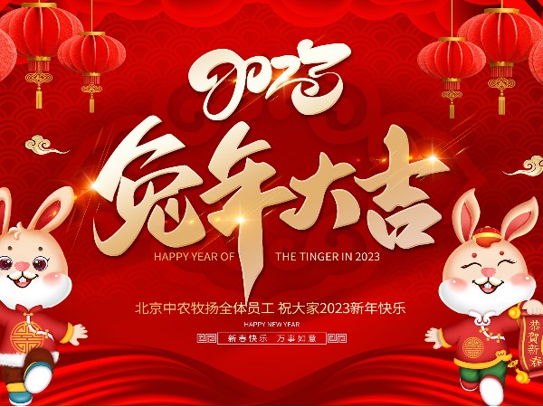 北京AG轮盘祝您新春快乐 兔年大吉